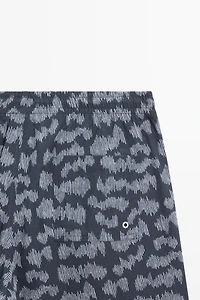 Printed swimming trunks