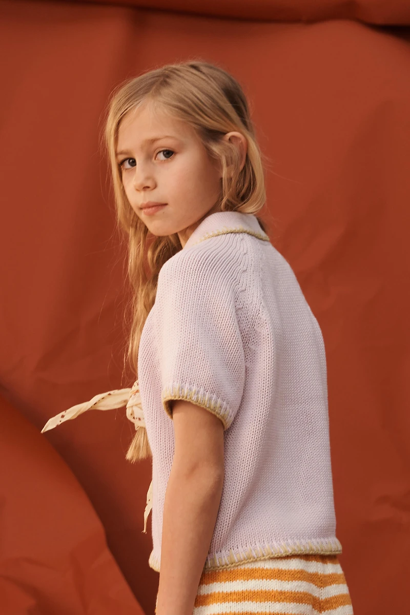 LIMITED EDITION EMBROIDERED POLO JUMPER