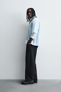 EMBROIDERED STRIPED SHIRT