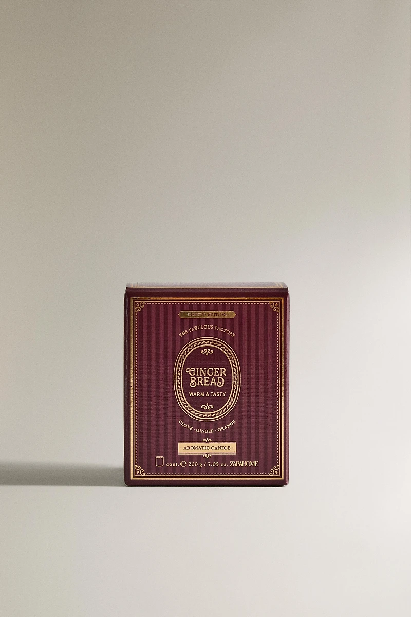(200 G) GINGERBREAD SCENTED CANDLE