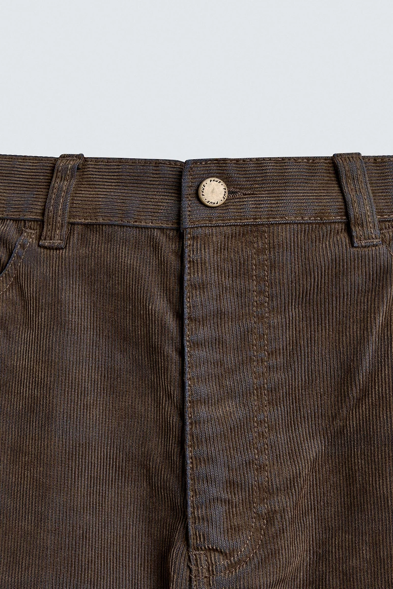 BAGGY FIT CORDUROY PANTS