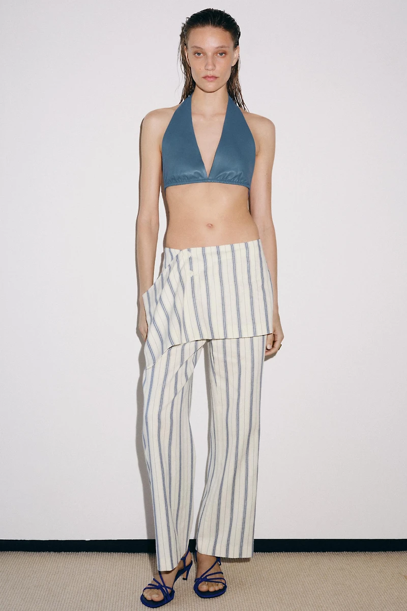 ZW COLLECTION STRIPED PAREO PANTS
