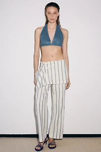 ZW COLLECTION STRIPED PAREO PANTS