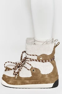 CONTRASTING ANKLE BOOTS SKI COLLECTION