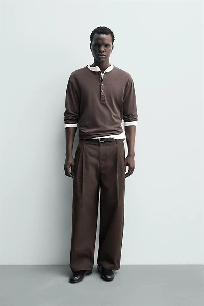 PANTALON CHINO COUPE LARGE