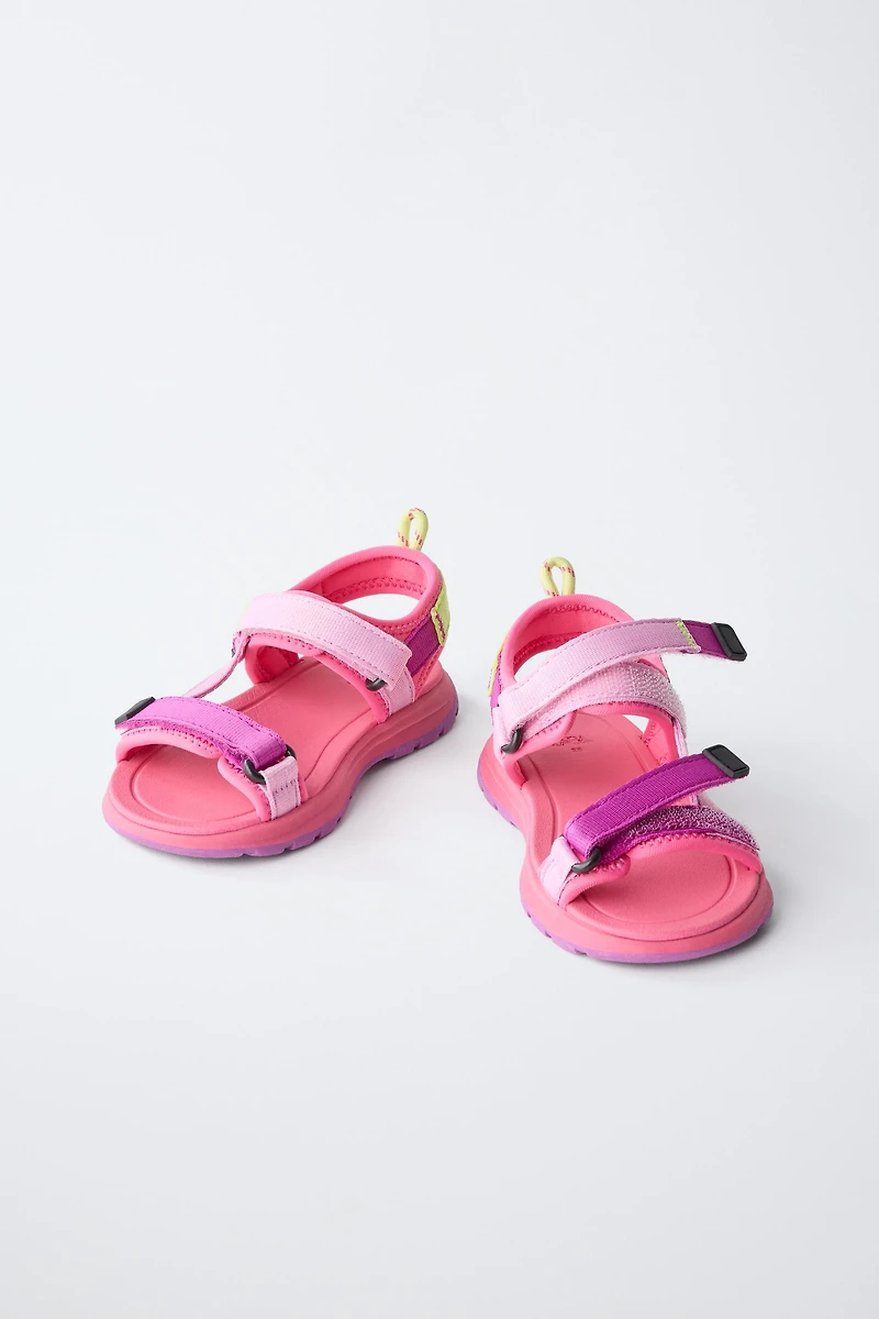 MULTICOLOR TECHNICAL SANDALS