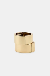 PACK OF 2 RIGID METAL BRACELETS