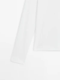 T-shirt à manches longues 100 % coton interlock