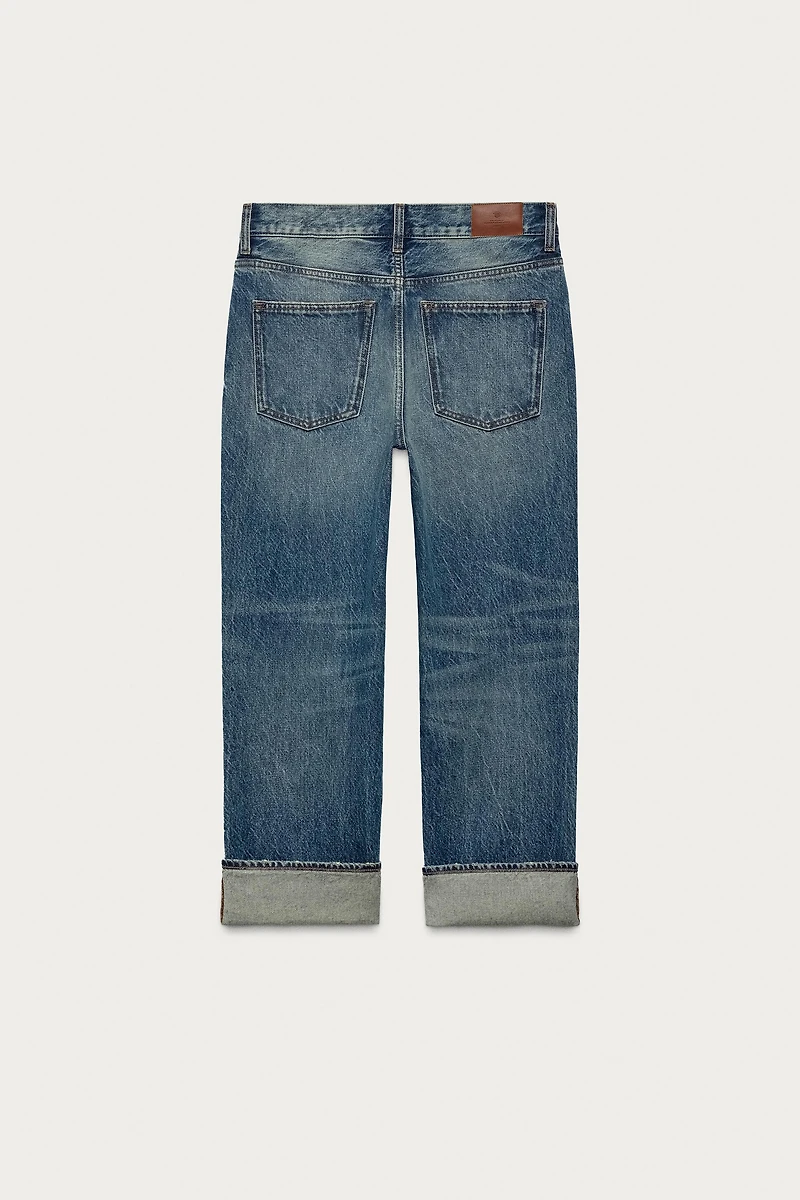 ZW COLLECTION LOW RISE ANKLE JEANS