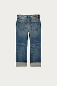 ZW COLLECTION LOW RISE ANKLE JEANS