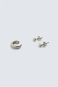 PACK OF 3 COMBINED EARRINGS