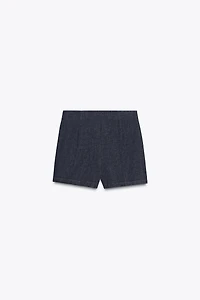 JUPE-CULOTTE CROISÉE BOUTONS