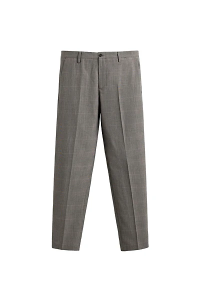 PLAID SUIT PANTS