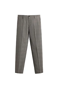 PLAID SUIT PANTS