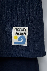 ENSEMBLE JOGGING POLO ET BERMUDA ÉPONGE ÉTIQUETTE