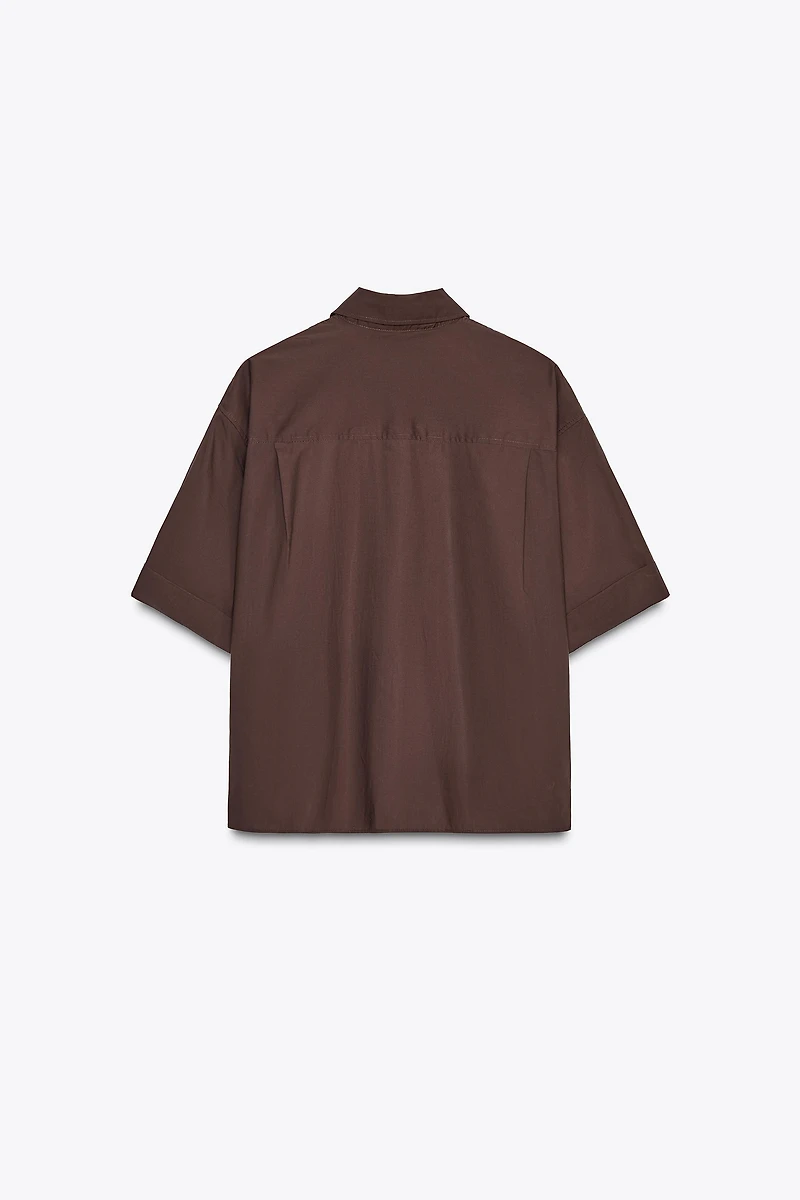 POPLIN POCKET SHIRT