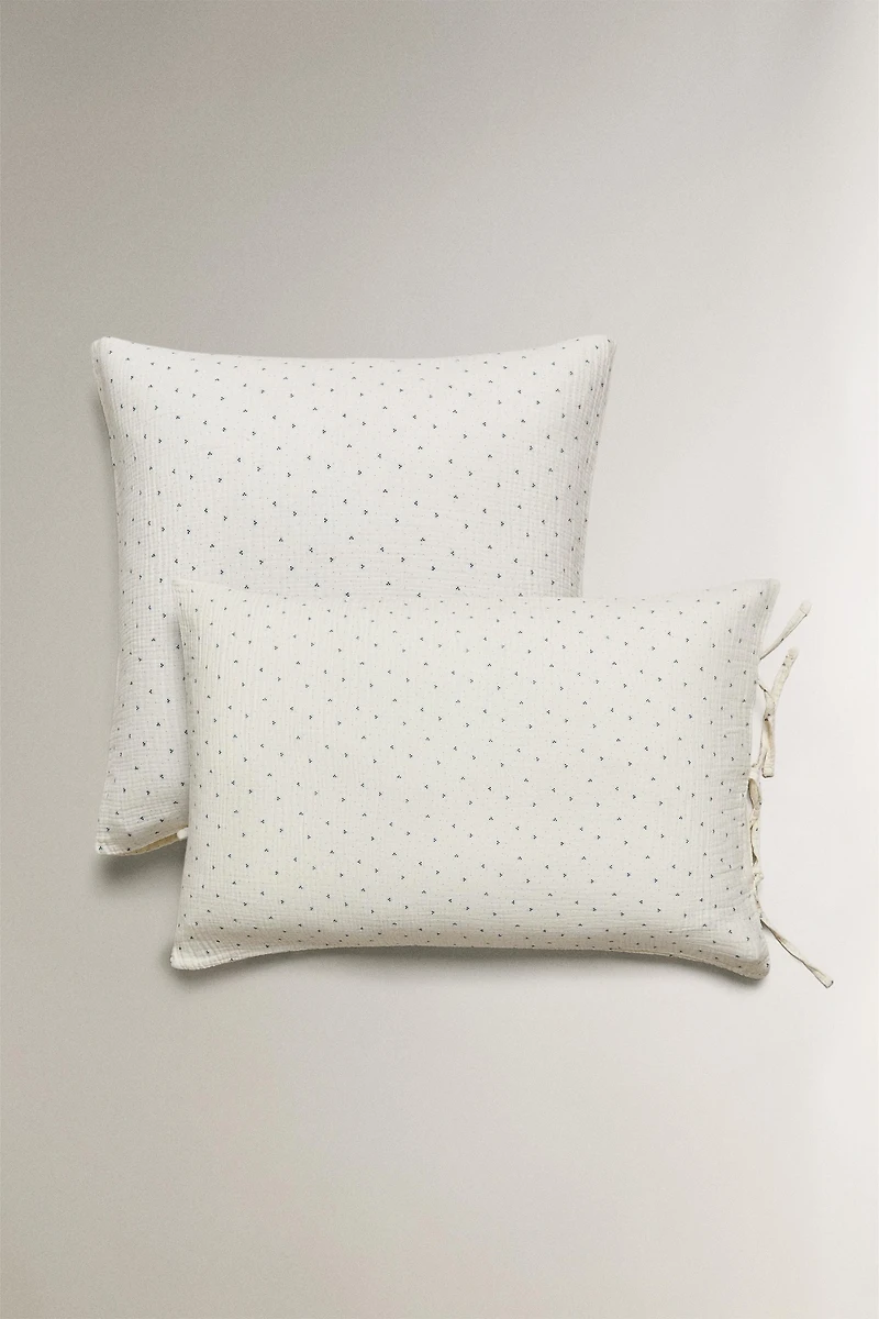 TAIE D’OREILLER ENFANT COTON POINTS