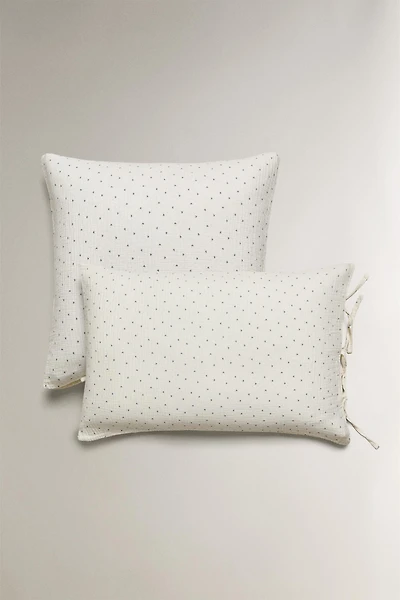 TAIE D’OREILLER ENFANT COTON POINTS