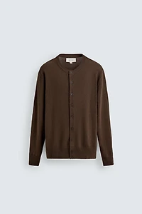 LINEN - COTTON BLEND CARDIGAN
