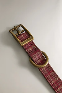 COLLIER CUIR CHIENS NOËL