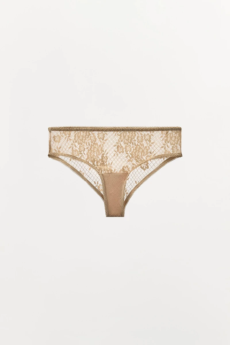 WIDE LACE PANTIES