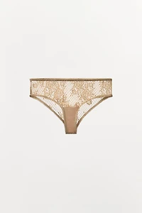 WIDE LACE PANTIES