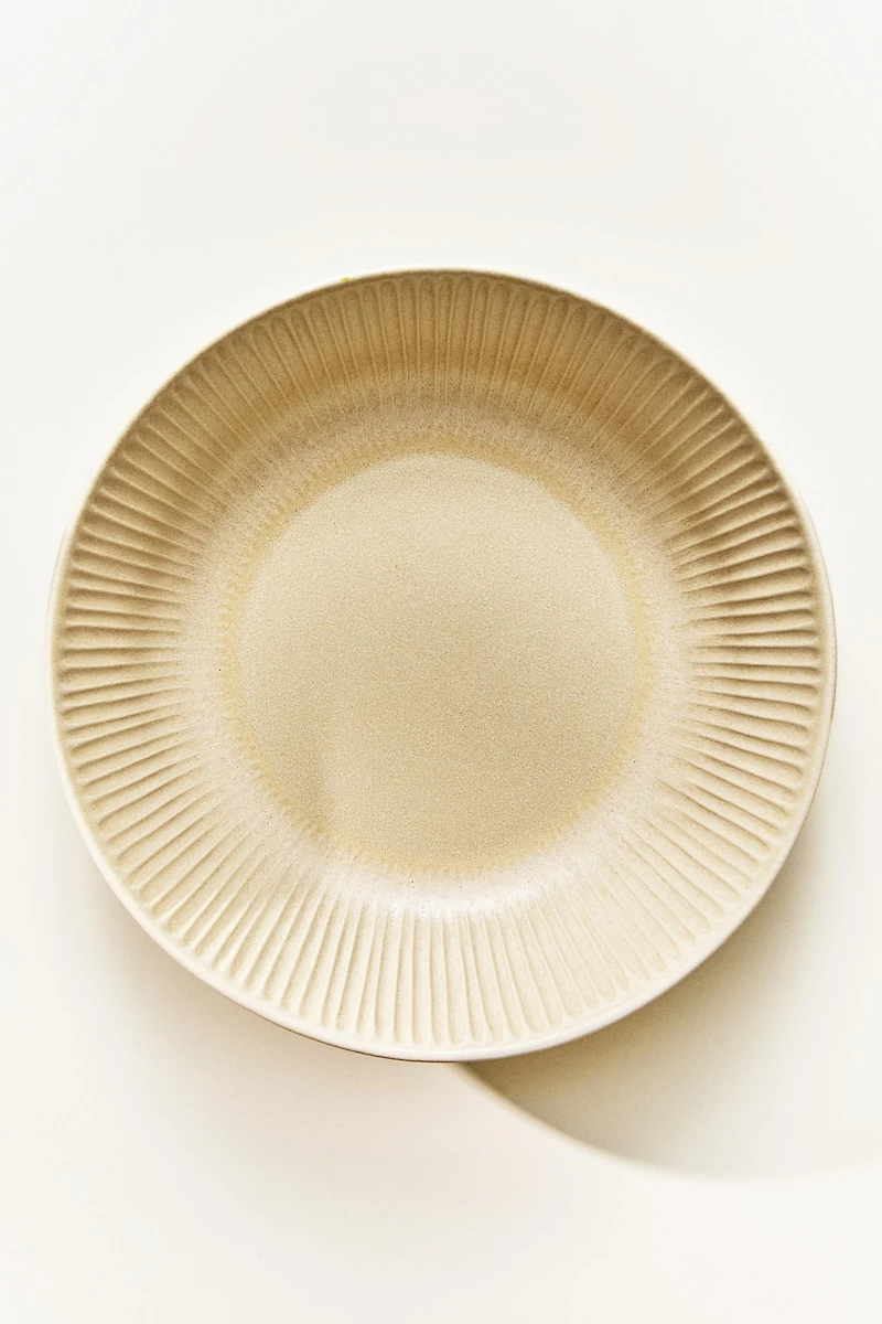 STRIPED STONEWARE SOUP PLATE