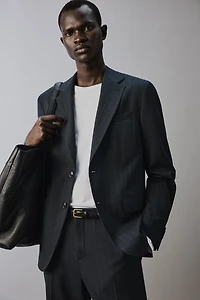 PINSTRIPE SUIT BLAZER