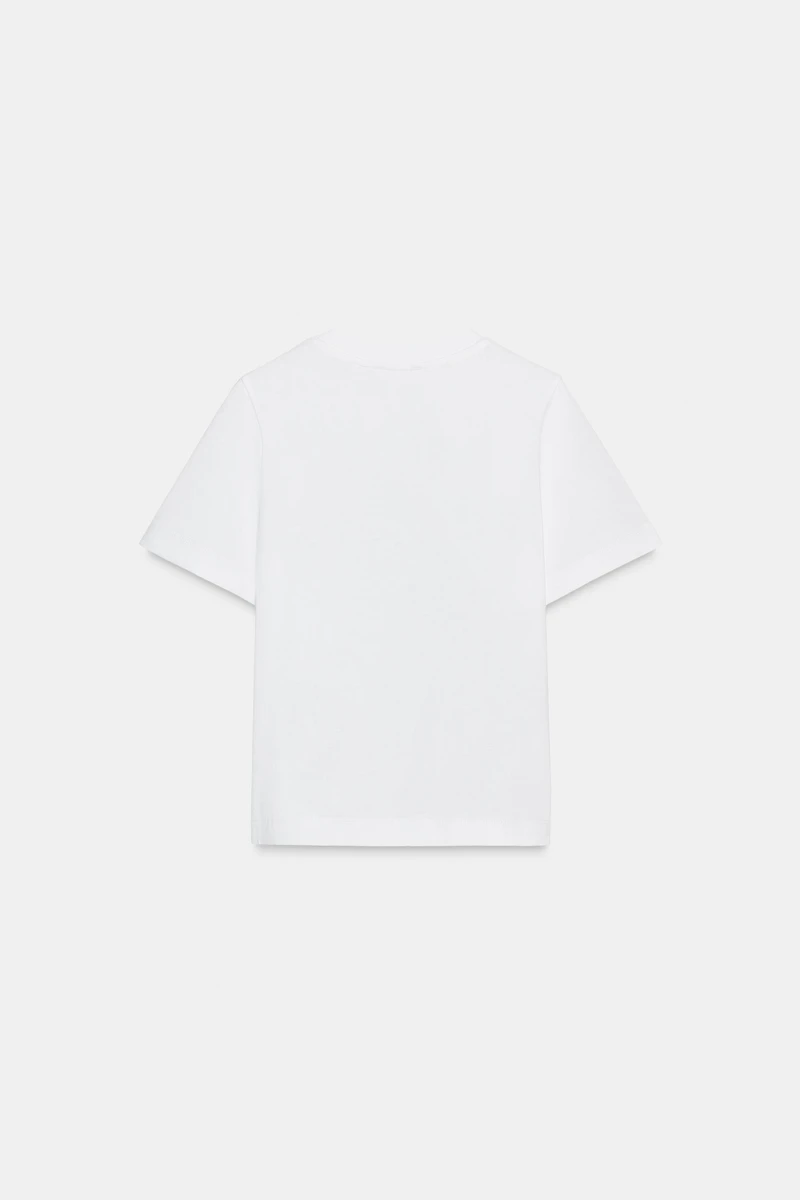 JEWELED BOW T-SHIRT