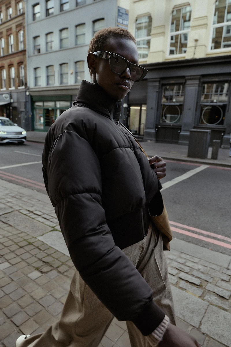 COMBINATION CROPPED PADDED JACKET