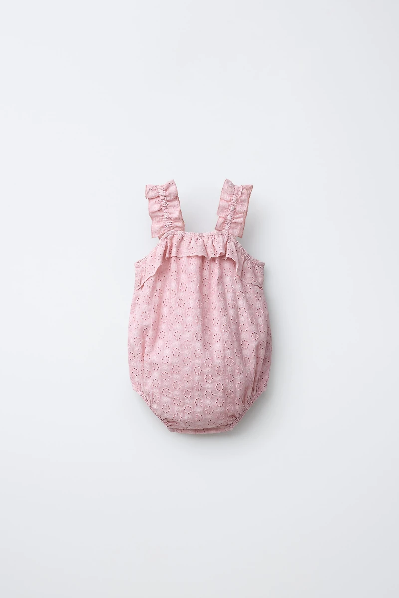 SWISS EMBROIDERED ROMPER