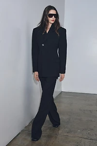ZW COLLECTION FITTED BUTTON BLAZER