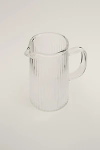 RAISED BOROSILICATE MILK PITCHER