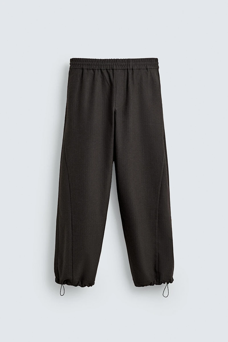 PANTALON RELAXED FIT TEXTURÉ