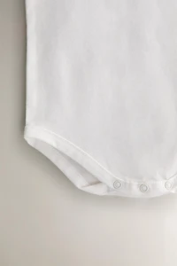 ELEPHANT EMBROIDERED SHORT BABY ROMPER