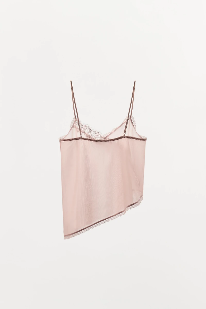 ORGANZA STRAP TOP