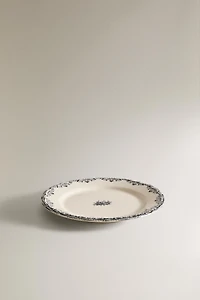 ASSIETTE À DESSERT MOTIF PLACÉ