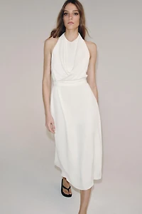 FLOWY HALTER DRESS ZW COLLECTION