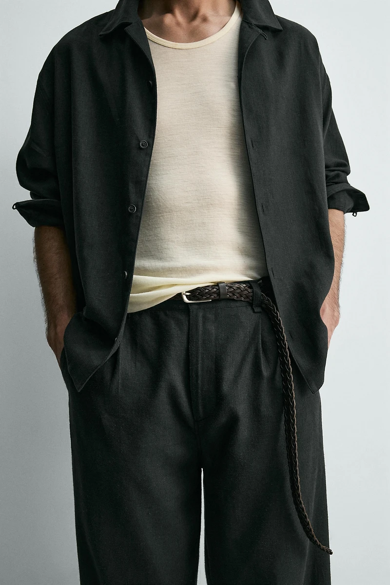 RELAXED FIT LINEN - VISCOSE PANTS