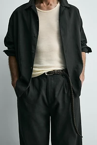 RELAXED FIT LINEN - VISCOSE PANTS