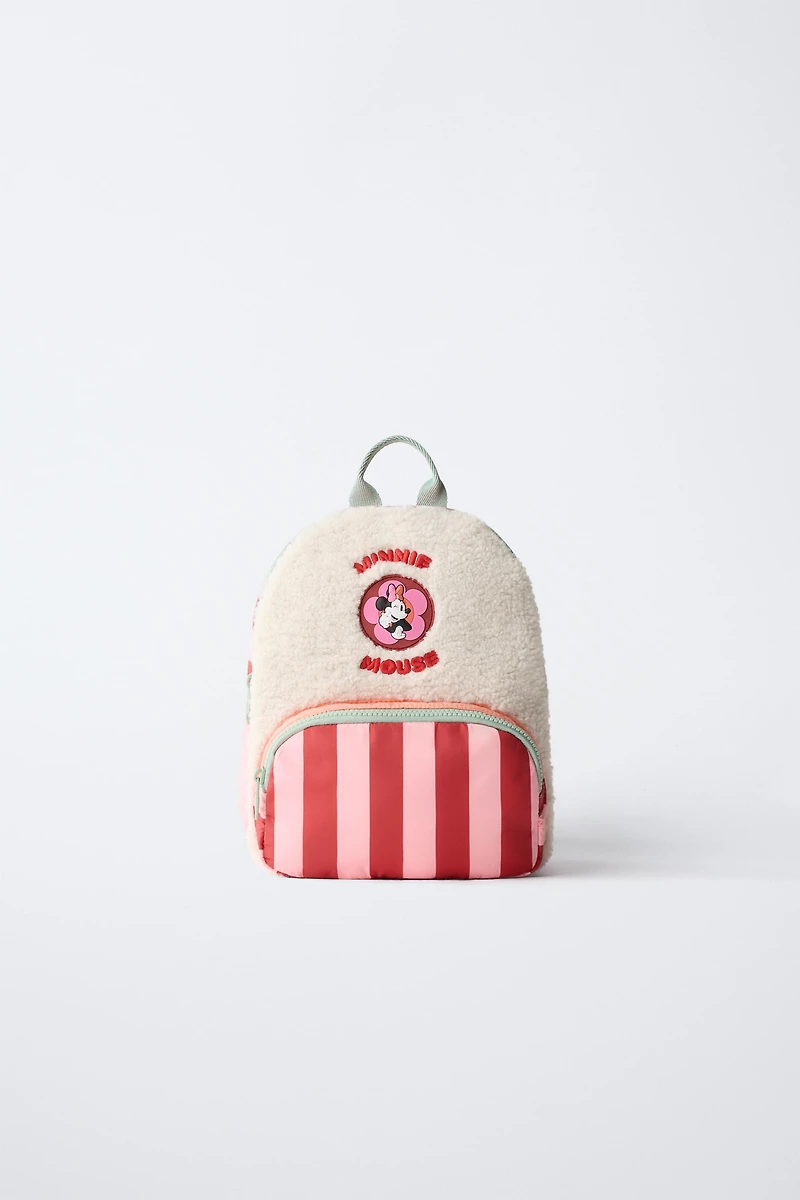 MINNIE MOUSE © DISNEY FAUX SHEARLING BACKPACK