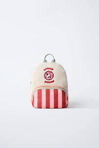 MINNIE MOUSE © DISNEY FAUX SHEARLING BACKPACK