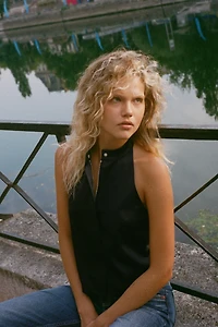 GILET SATINÉ
