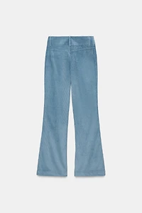 PANTALON FLARE EN VELOURS CÔTELÉ