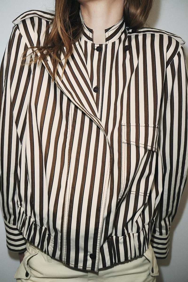 ZW COLLECTION STRIPED SHIRT
