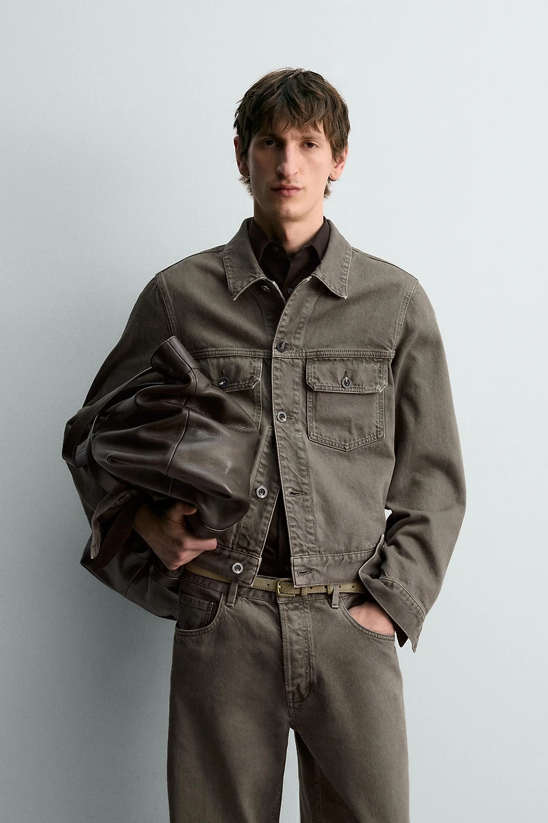 VESTE EN JEAN DÉLAVÉE