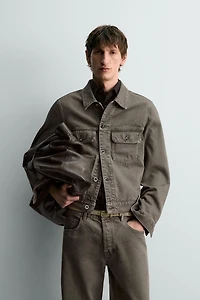 VESTE EN JEAN DÉLAVÉE