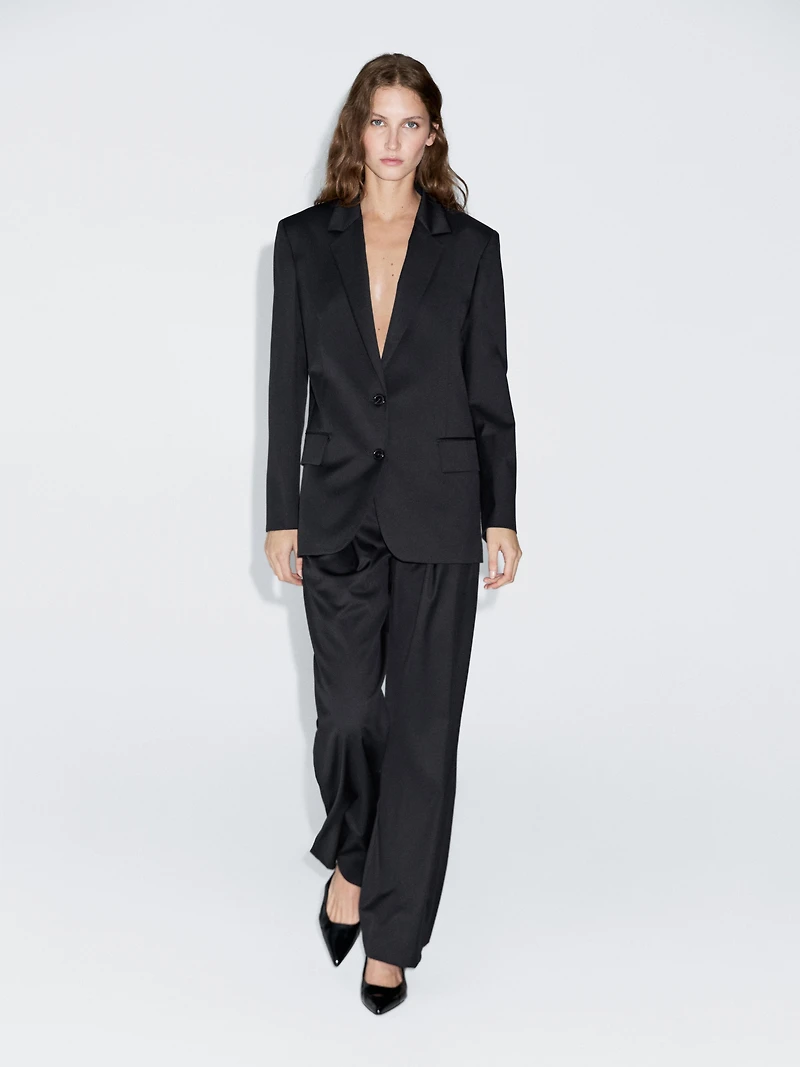 100% extra fine two-button blazer