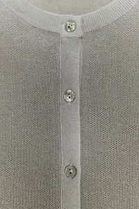 GILET EN MAILLE EFFET DÉGRADÉ