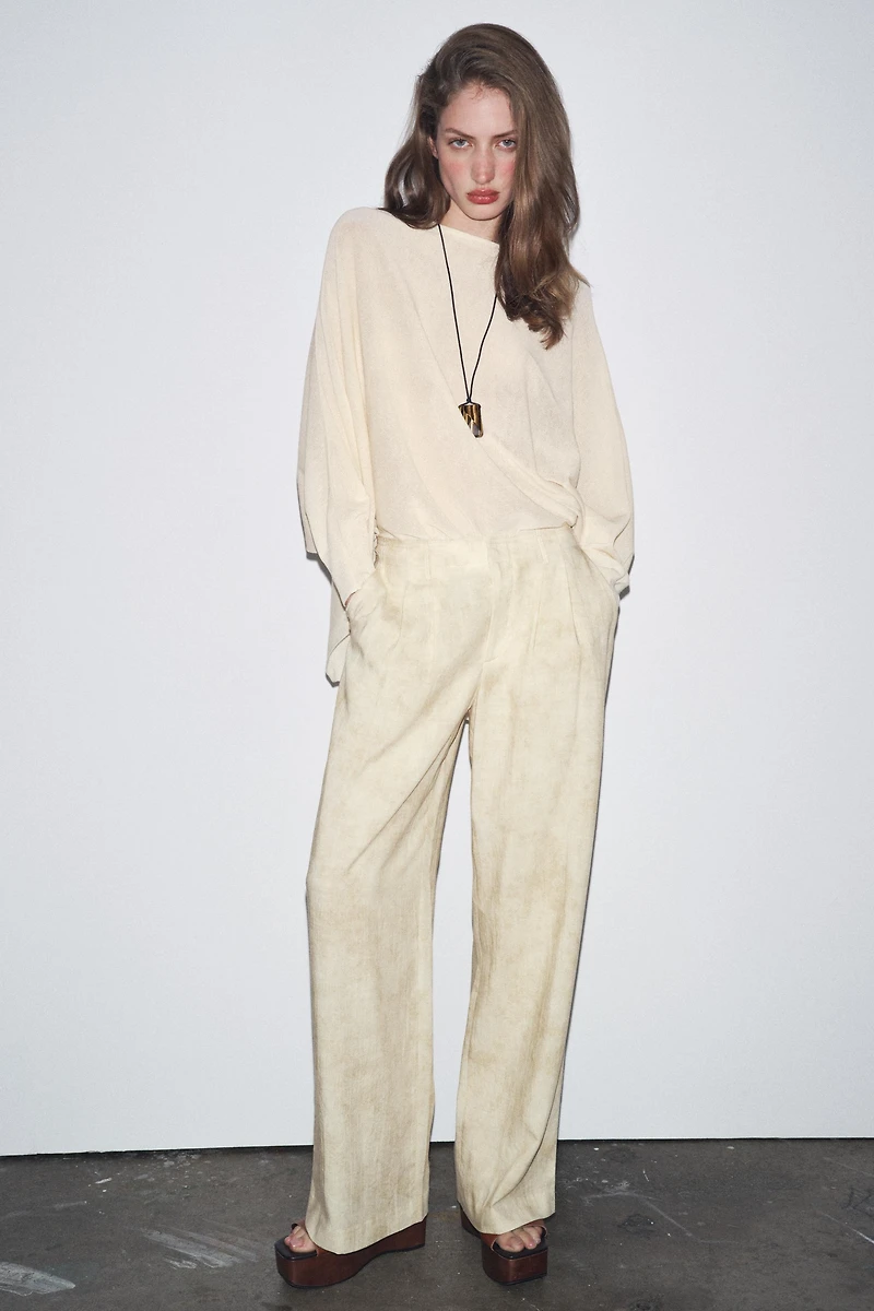 ZW COLLECTION PLEATED PANTS